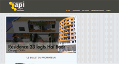Desktop Screenshot of api-algerie.com