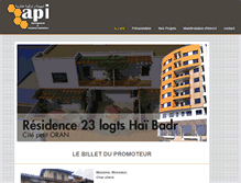 Tablet Screenshot of api-algerie.com